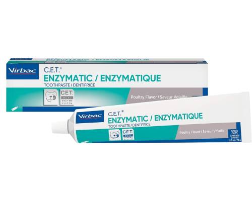 Virbac CET Enzymatic Toothpaste_ Eliminates Bad Breath by Removing Plaque & Tartar Buildup