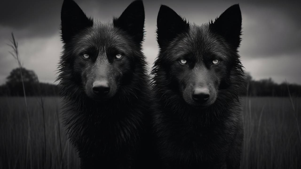 black dogs