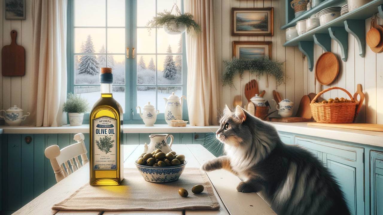 Can cats have olive oil