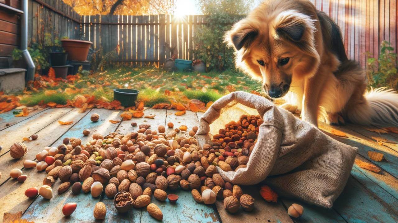 Can dogs have nuts