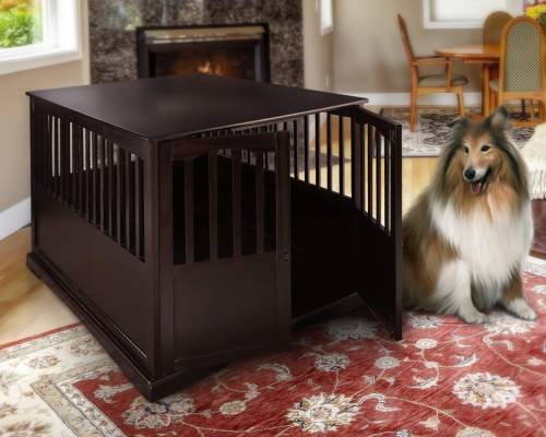 Casual Home Wooden Extra Large Pet Crate
