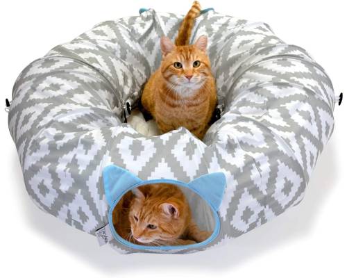 Kitty City Large Cat Tunnel Bed, Cat Bed