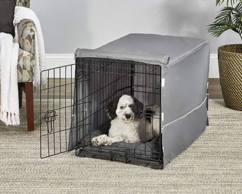 MidWest Homes for Pets Double Door Dog Crate Kit Includes One Two-Door