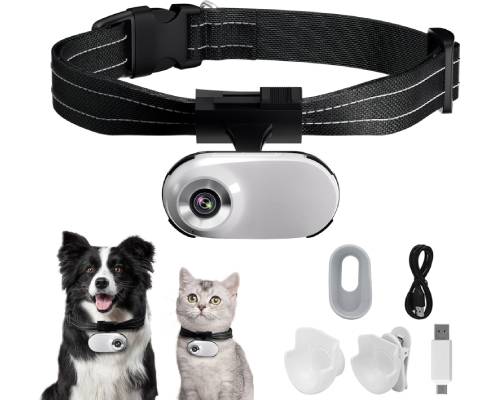 Updated Cat Collar Camera,Pet Sport Camera with Video Records