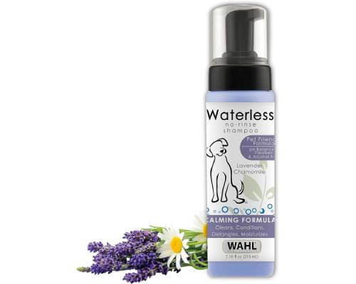 Wahl USA Pet Friendly Waterless No Rinse Shampoo for Animals – Lavender & Chamomile for Cleaning