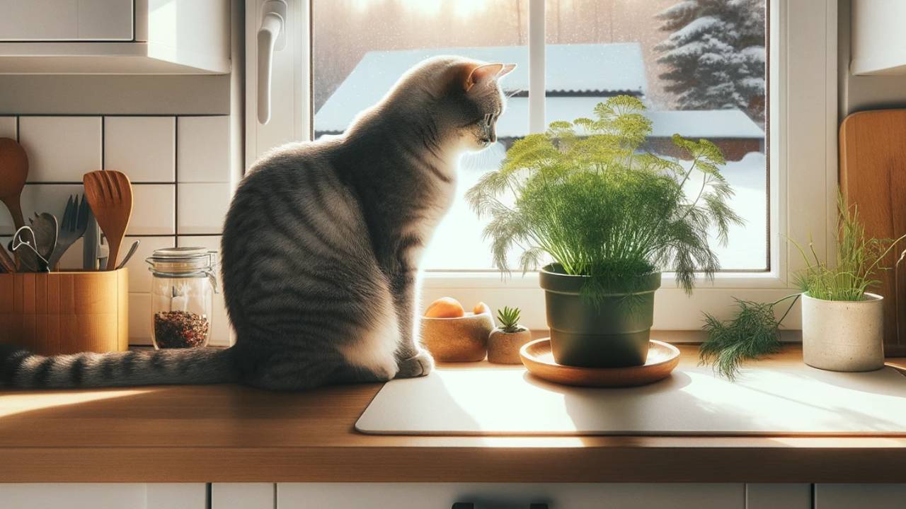 can cats eat dill