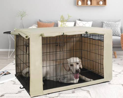 HiCaptain Polyester Dog Crate Cover