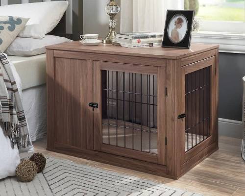 best wooden dog crate unipaws