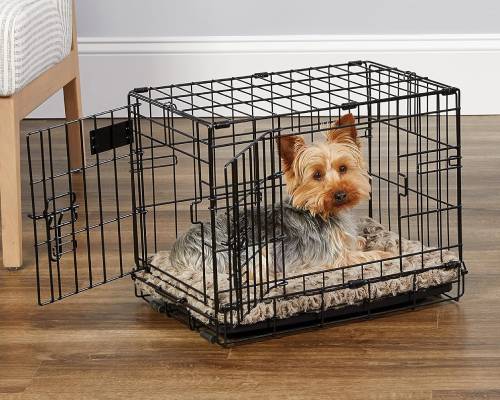 MidWest Homes for Pets Newly Enhanced Double Door iCrate Dog Crate