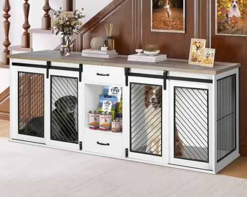 extra large dog crate furniture